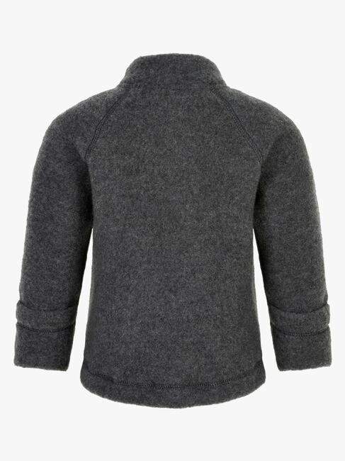 Mikk-Line Wollfilz-Jacke Baby, Anthracite Melange
