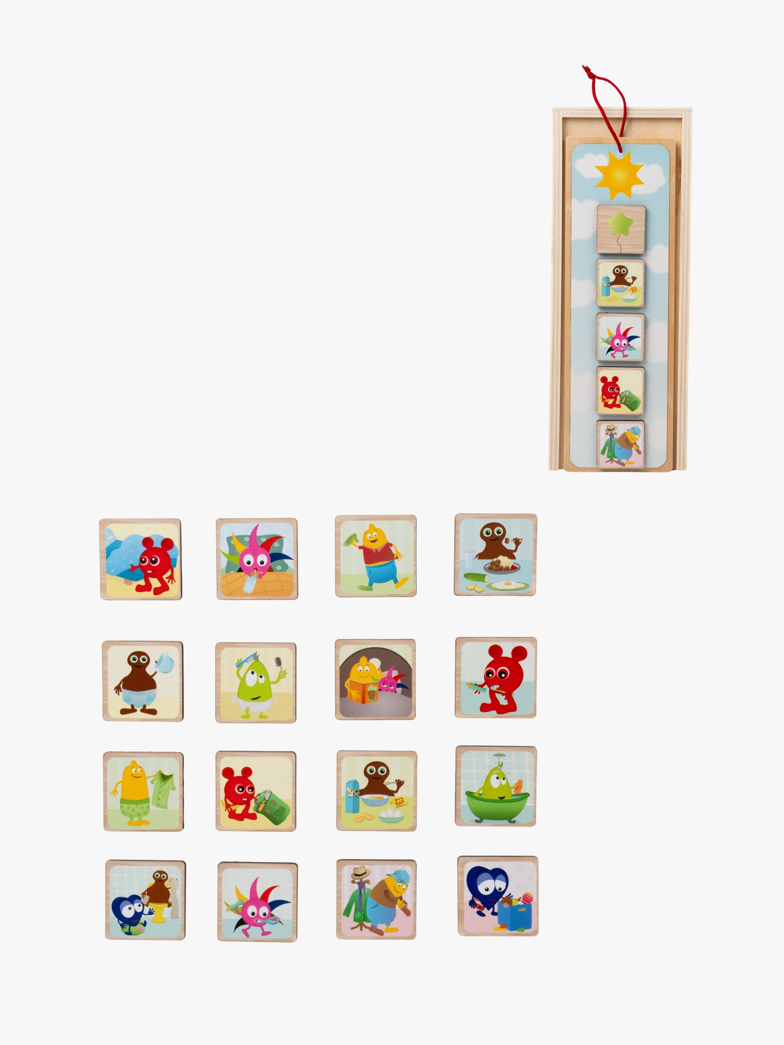 Babblarna Aktivitätskalender, Babyspielzeug