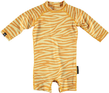 Beach & Bandits Golden Tiger Baby Badeanzug, Golden Orange