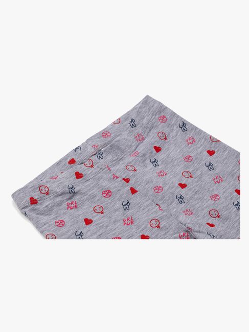 Luca & Lola Agnese Fahrradhose 2er-Pack, Grey Melange