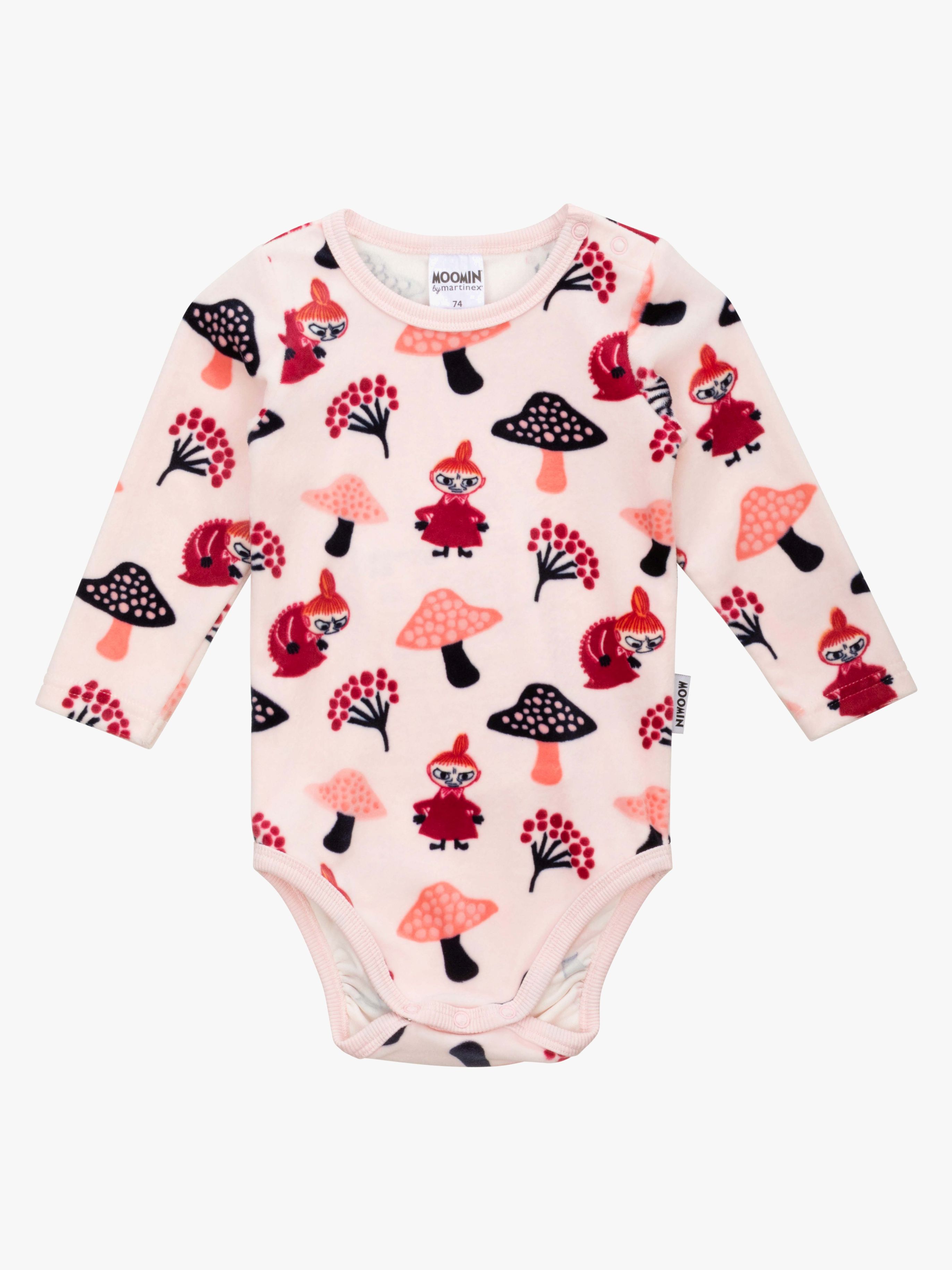 Moomin by Martinex Pilzausflug Samtbody, Rosa, 80, Babykleidung