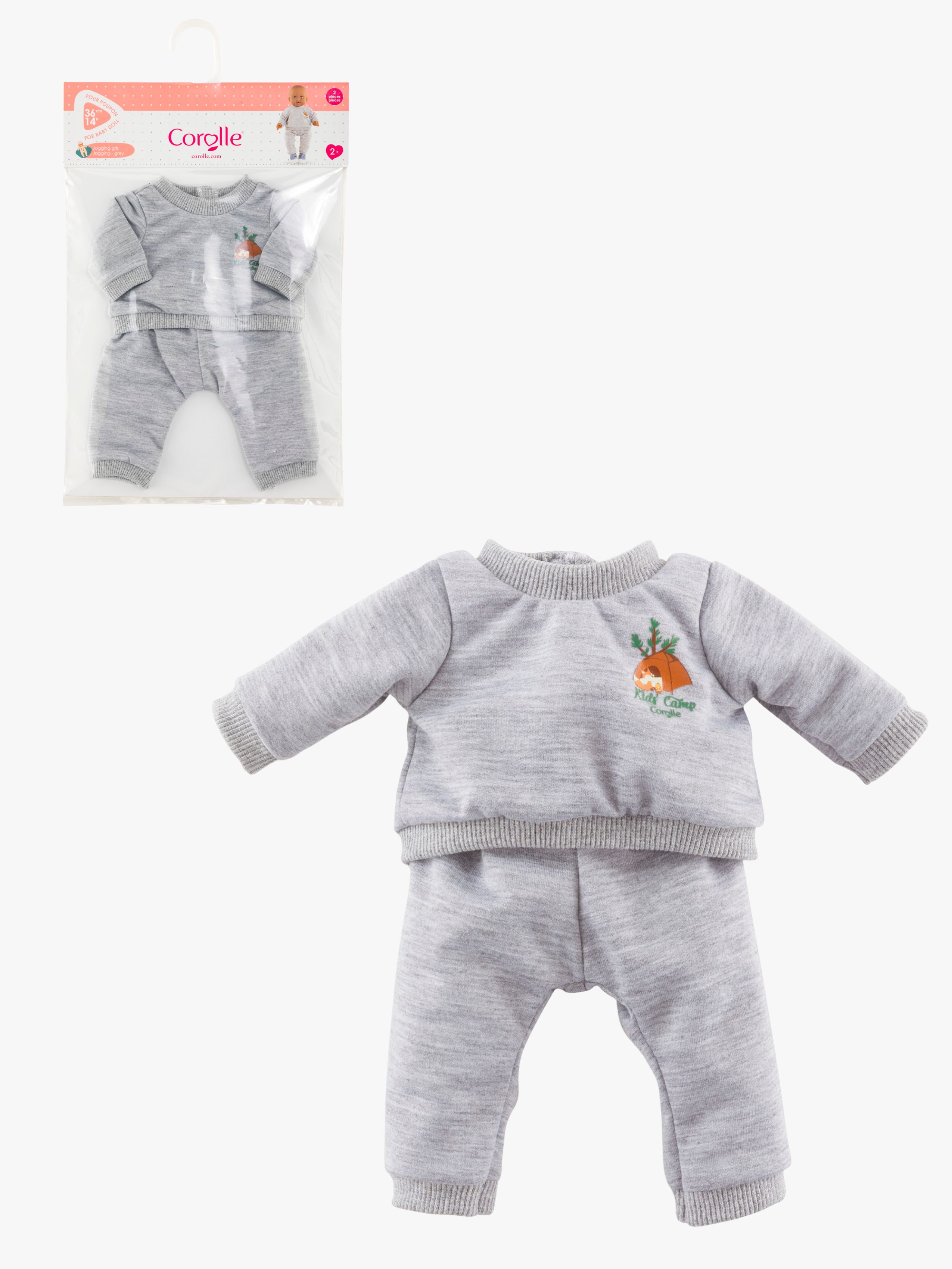 Corolle Puppenkleidung Jogging-Set 36 cm, Grau