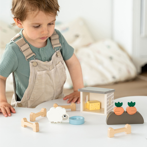 Done By Deer Bauernhof Spielset Schaf