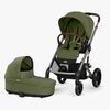 Cybex BALIOS S Lux Kombikinderwagen, Taupe/Moss Green
