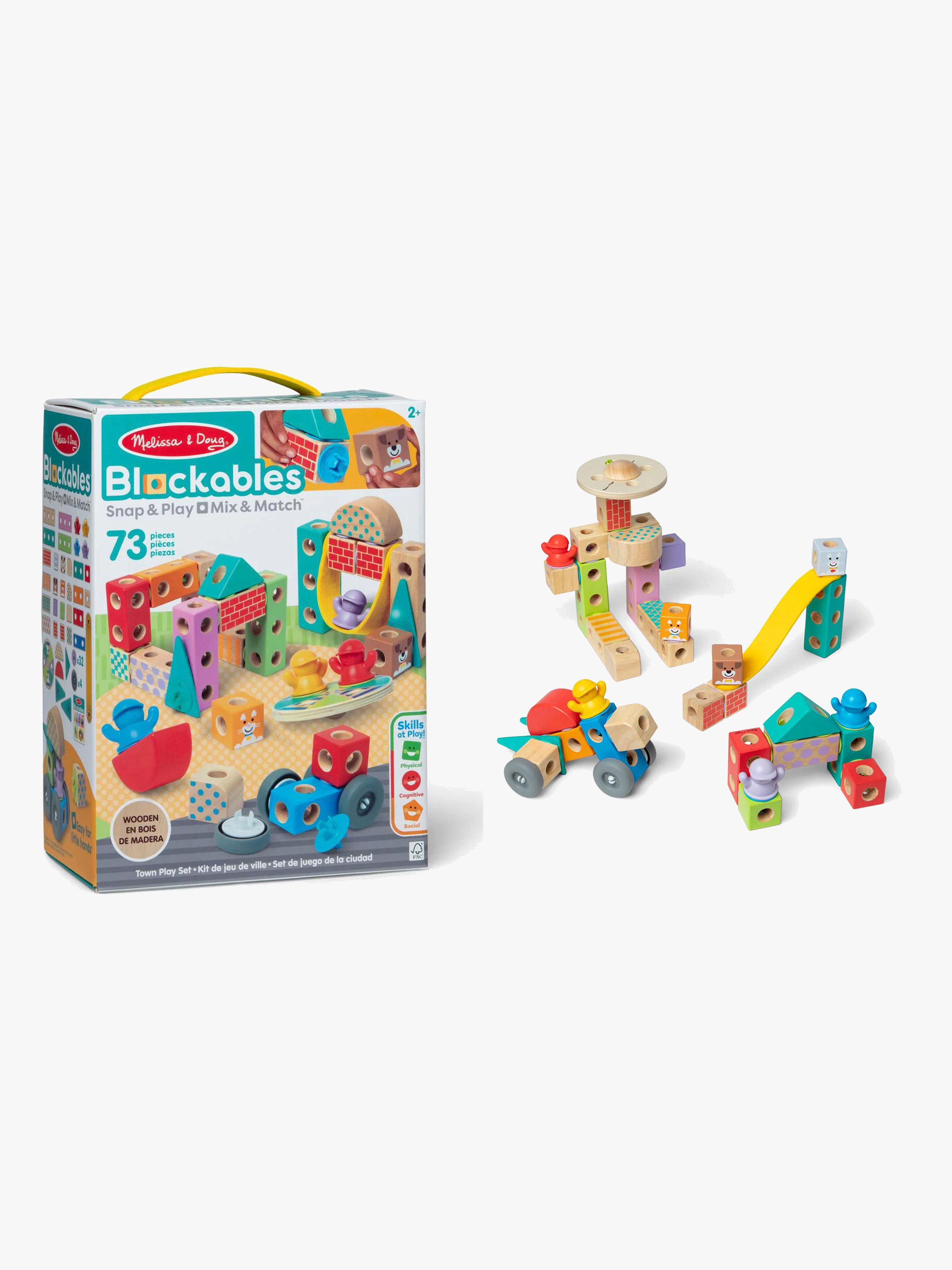 Blockables Bausatz Stadt 73 Teile