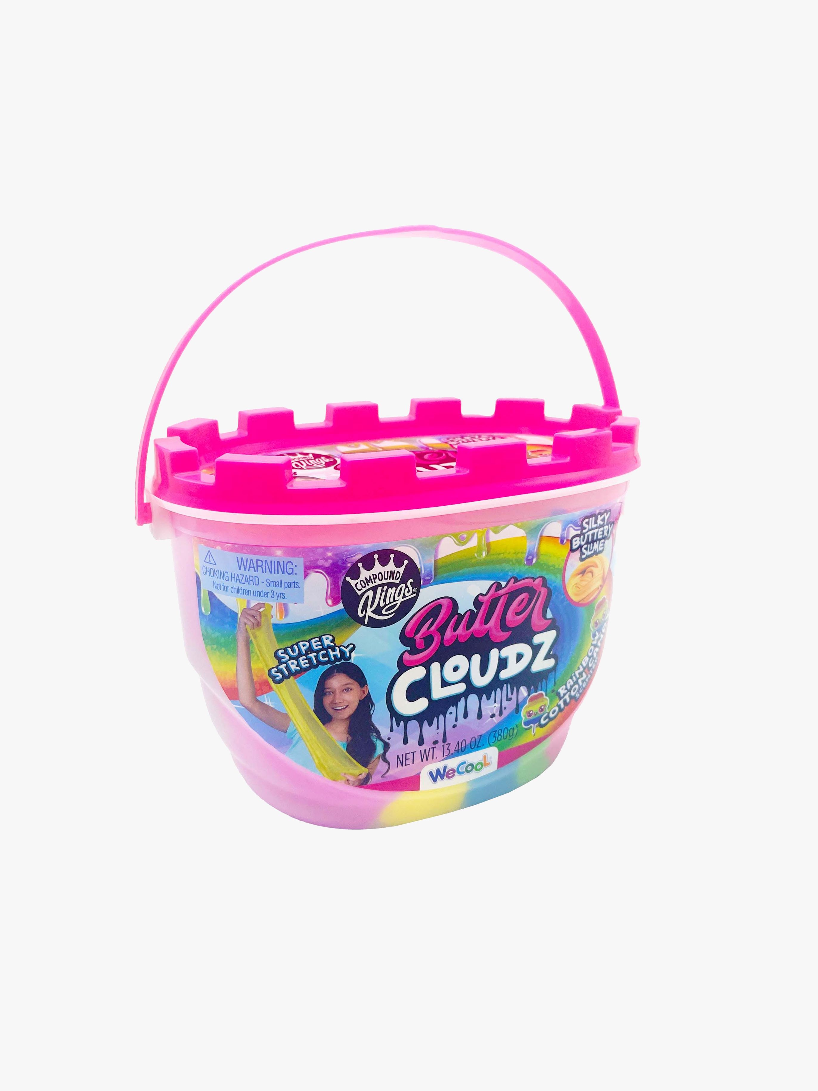 Butter Cloudz Schleim 380 g, Rainbow Cotton Candy