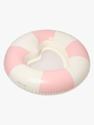 SUNNYLiFE Luxe Schwimmring, Stole My Heart Pink Stripe