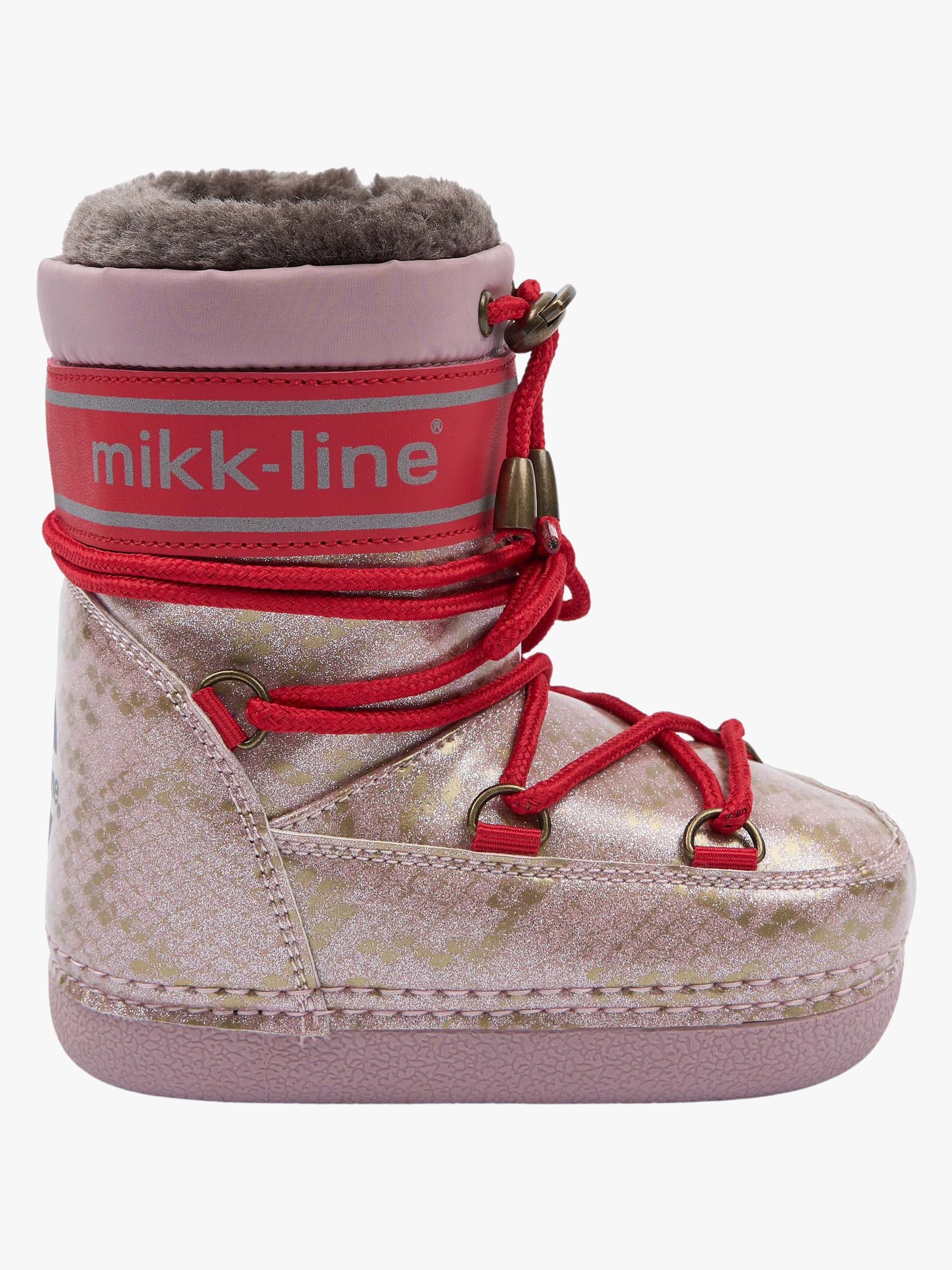 Glitter Winterstiefel, Adobe Rose, 23-25