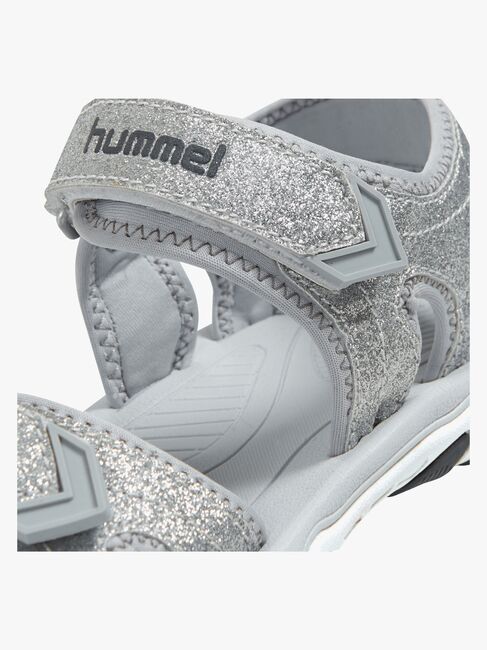 Hummel Glitter Jr Sandalen, Silver