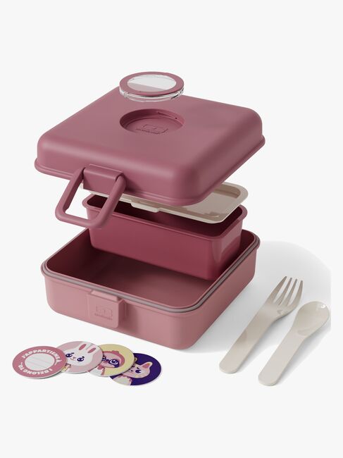 Monbento Snacky Bento Brotdose, Pink Blush