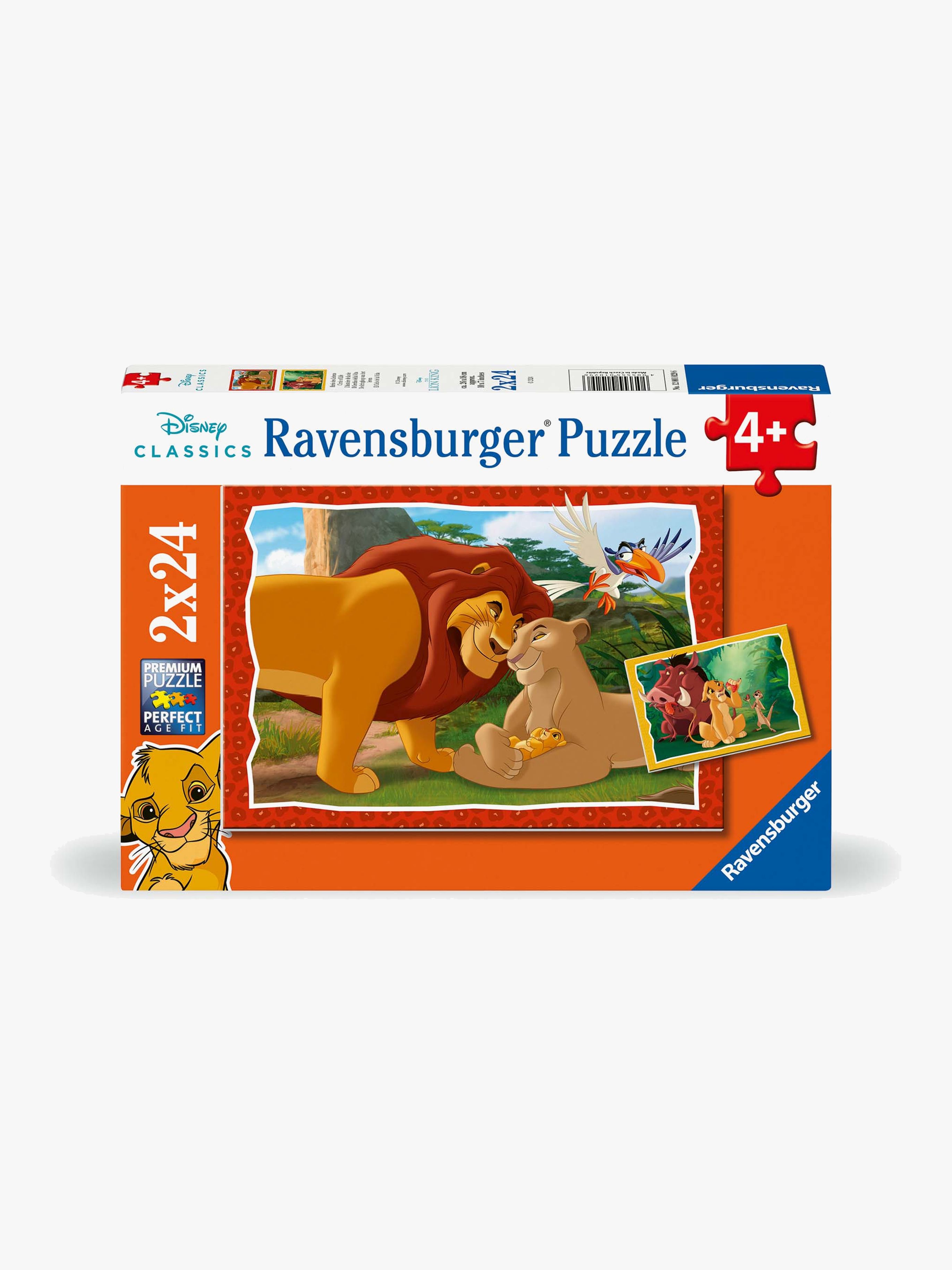 König Der Löwen Puzzles 2x24 Teile