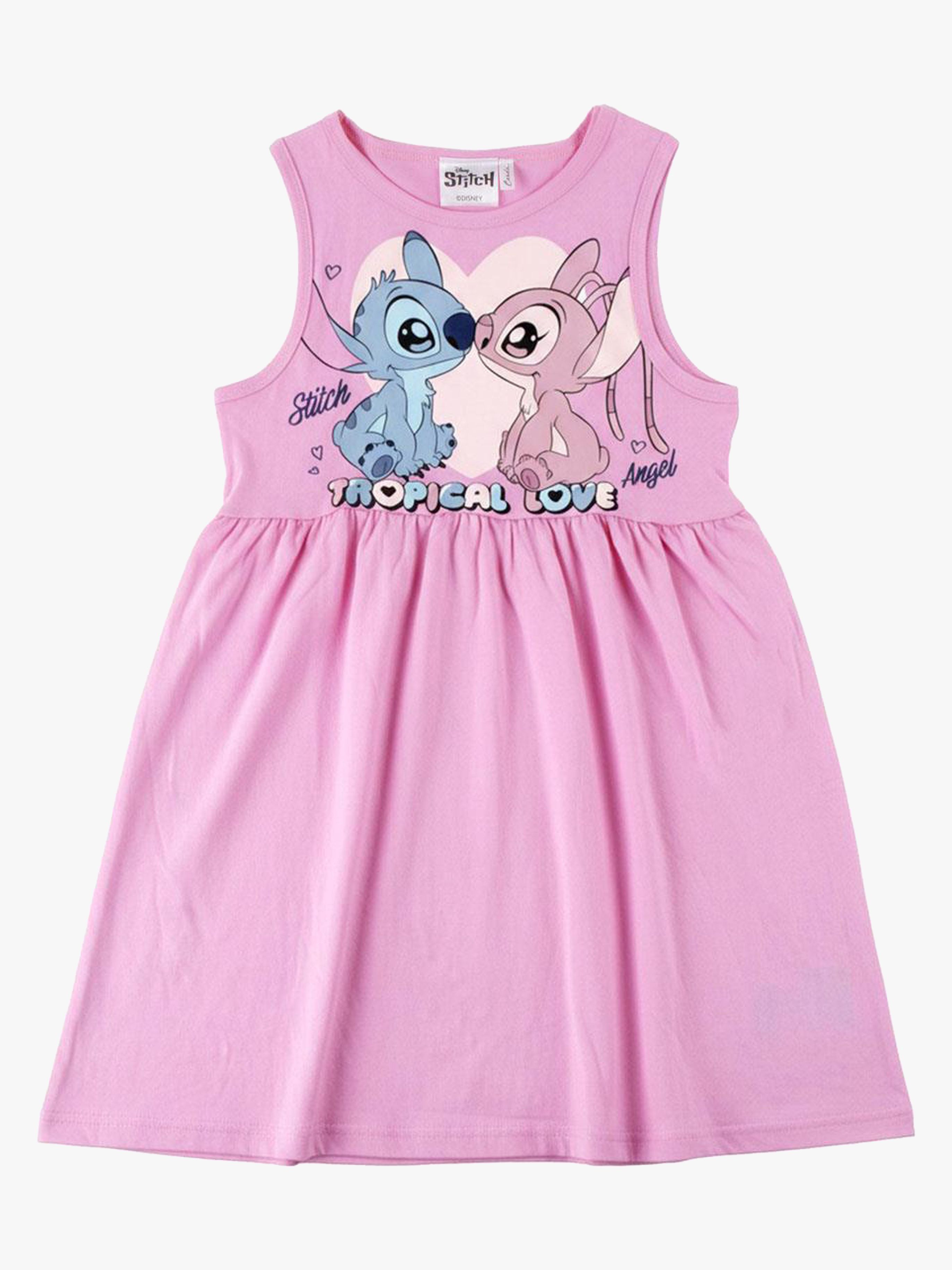 Disney Stich Kleid, Rosa, 152-158