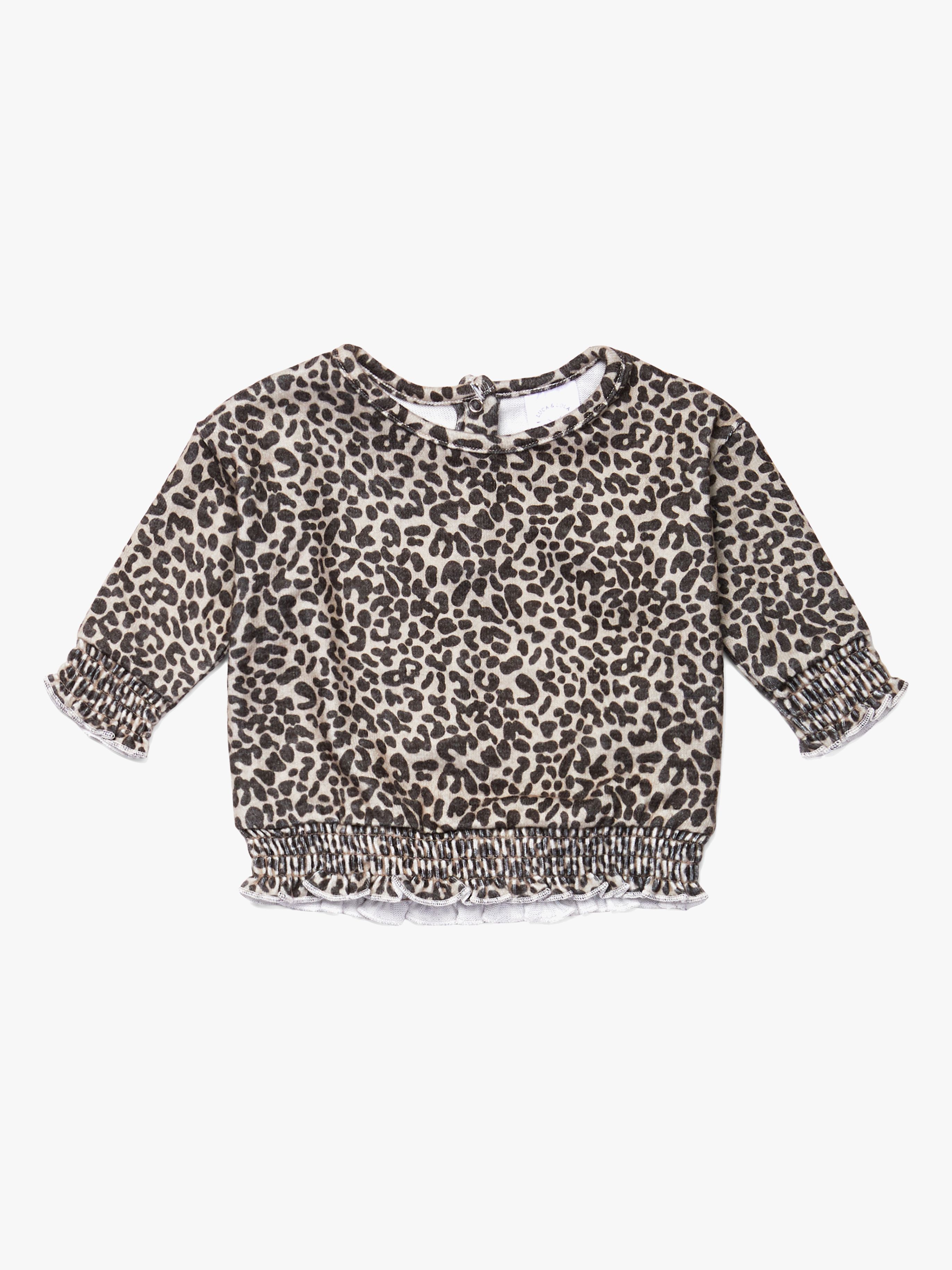 Luca &  Lola Pasqualina Pullover Baby, Leopard 86
