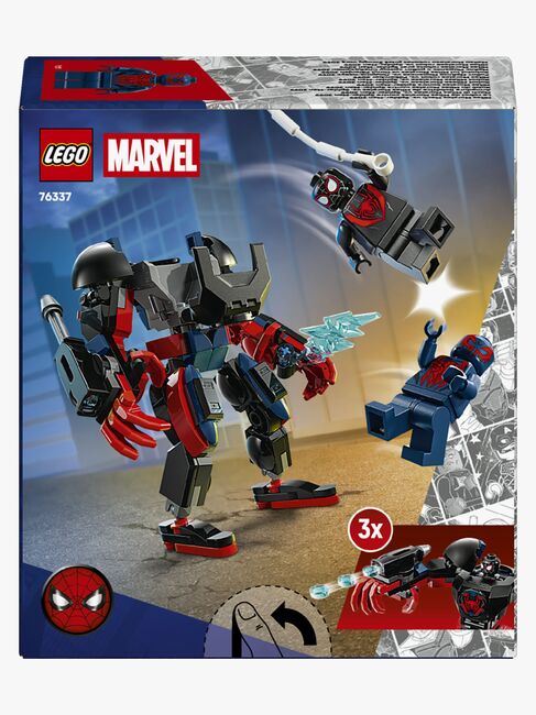 LEGO Super Heroes 76337 Miles Morales Mech vs. Spider-Man 2099
