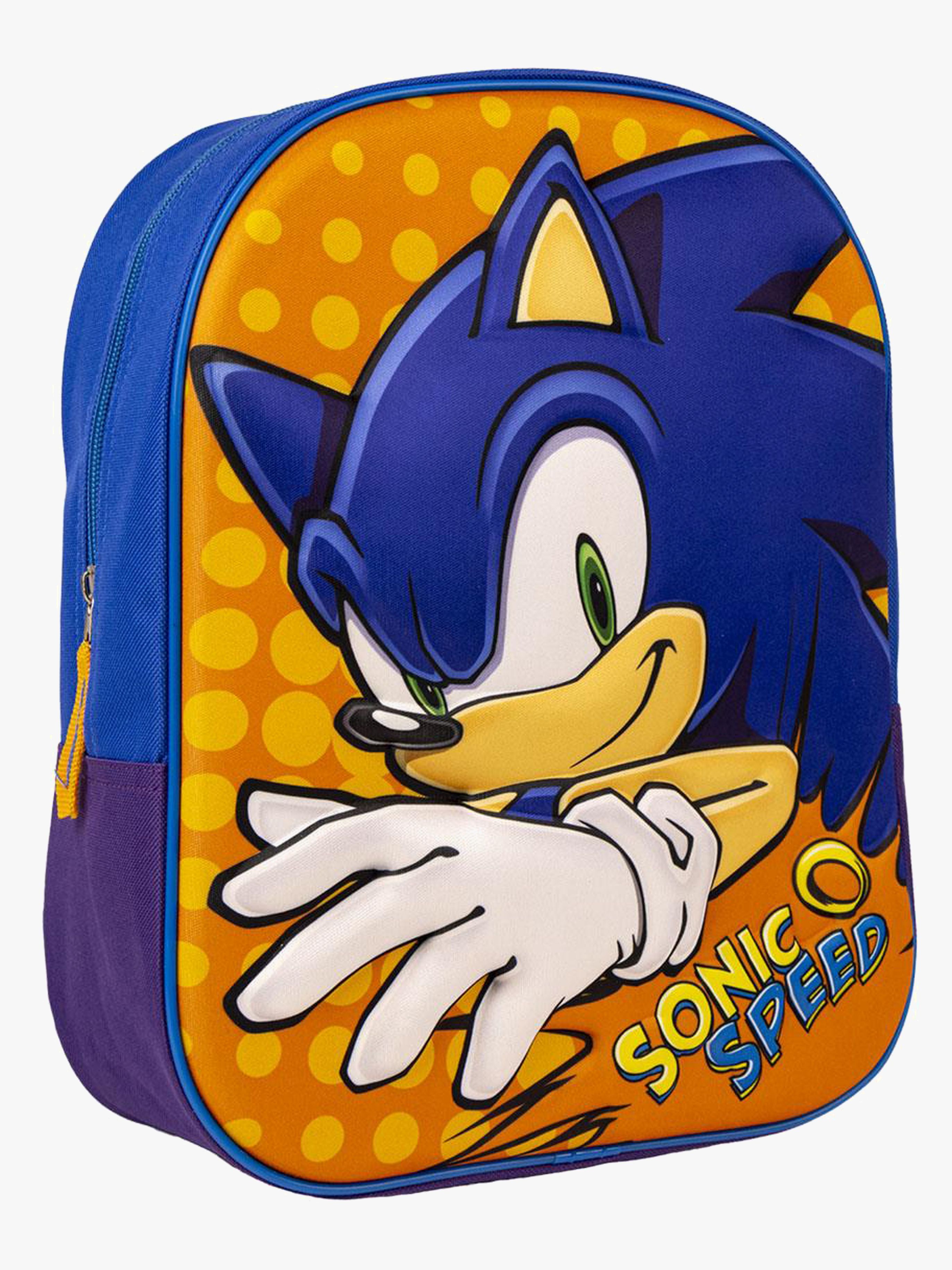 3D Kinder Rucksack, Blau / Orange