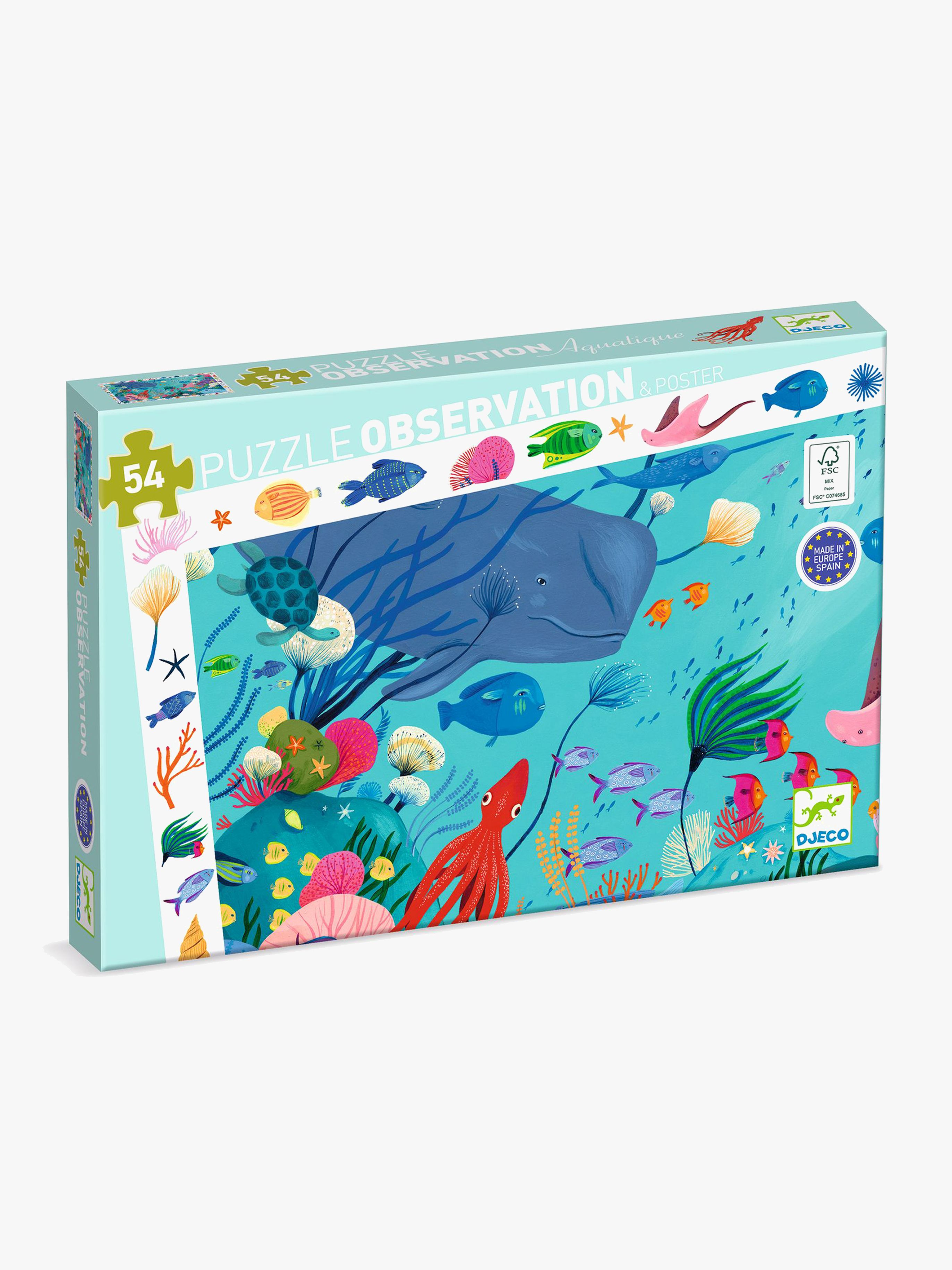 Djeco  Wimmelpuzzle Aquatic 54 Teile