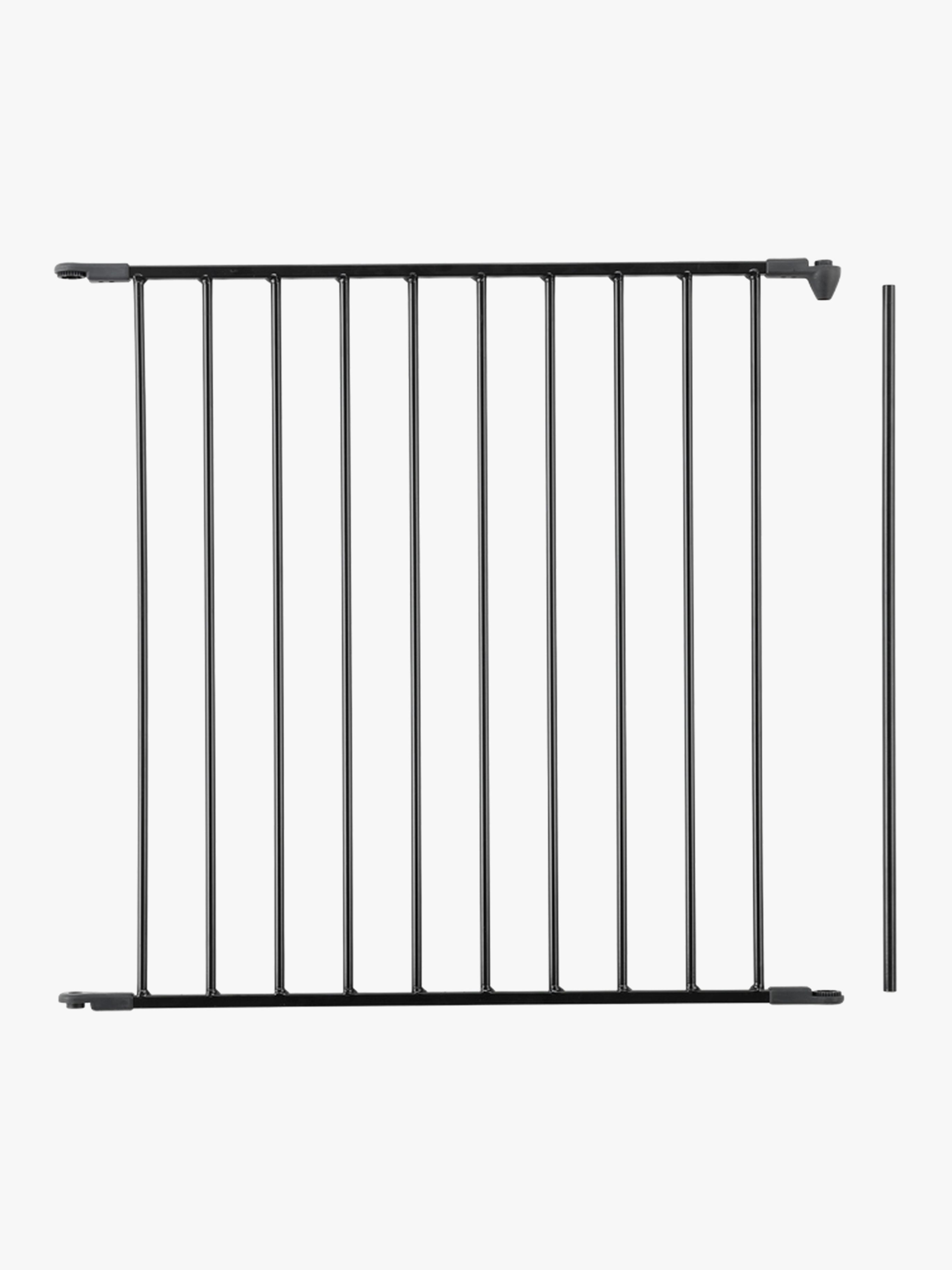 BabyDan Verlängerung Kinderschutzgitter Flex Large 72 cm, Schwarz