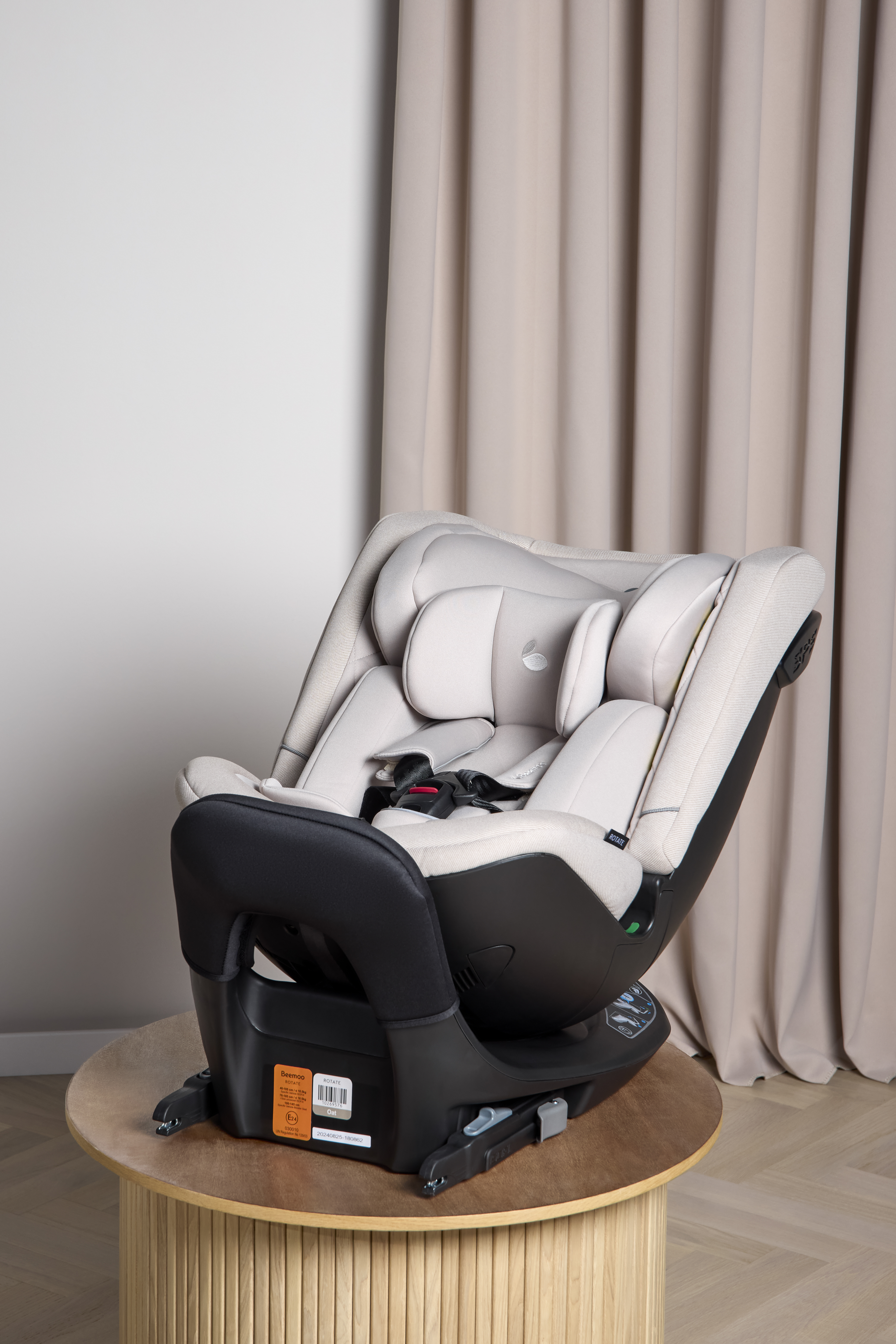 Beemoo Rotate i-Size Kindersitz, Oat