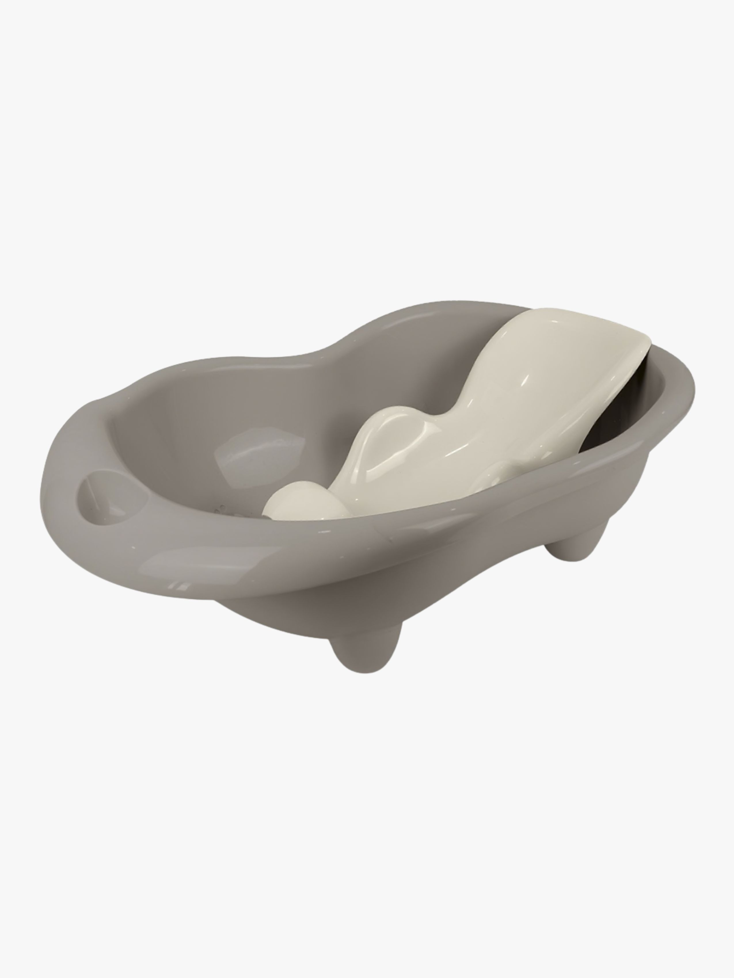 DOLU Hippo Badewanne &  Badestuhl, Stone Grey