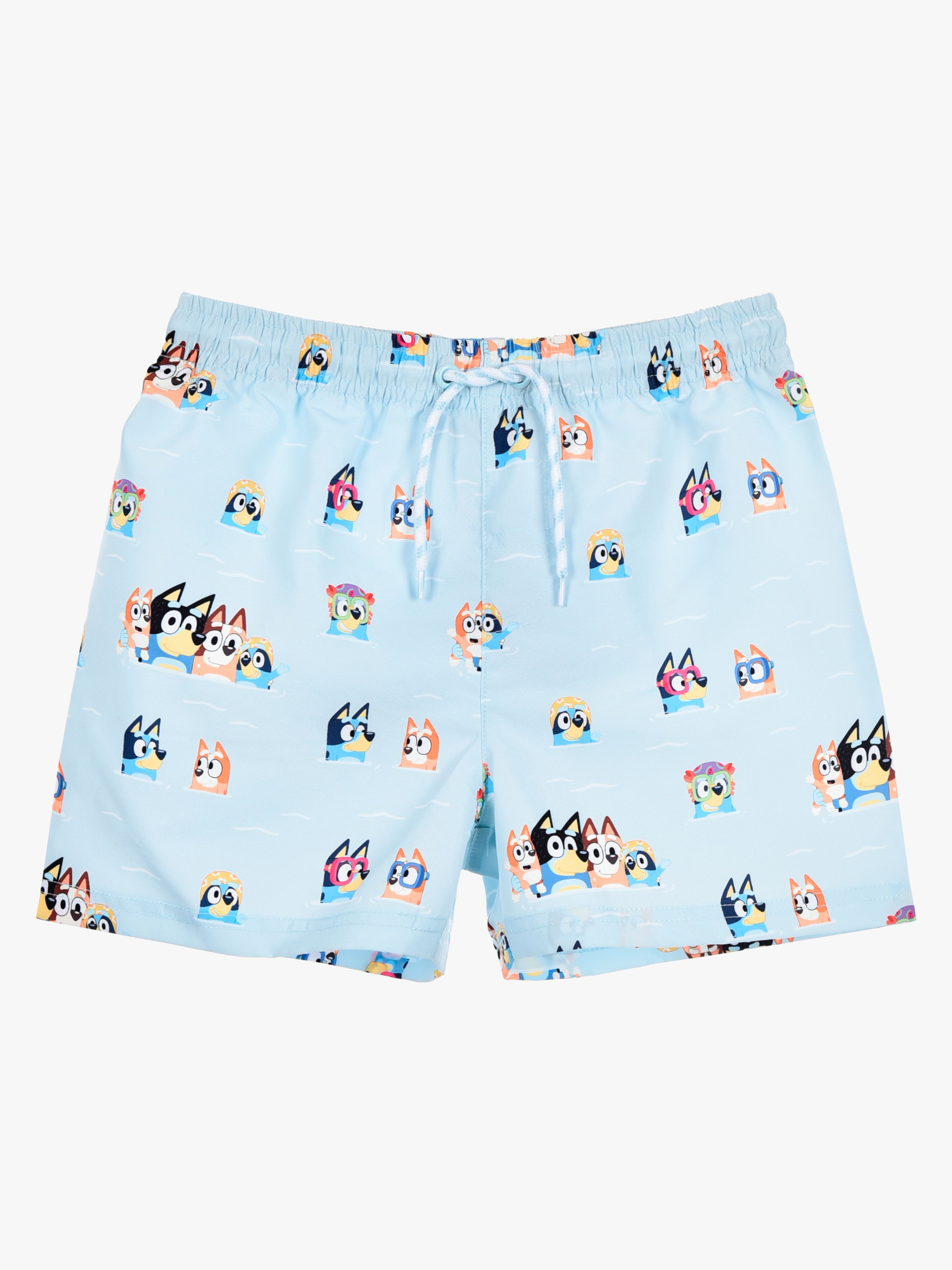Bluey Badehose, Hellblau, 110-116