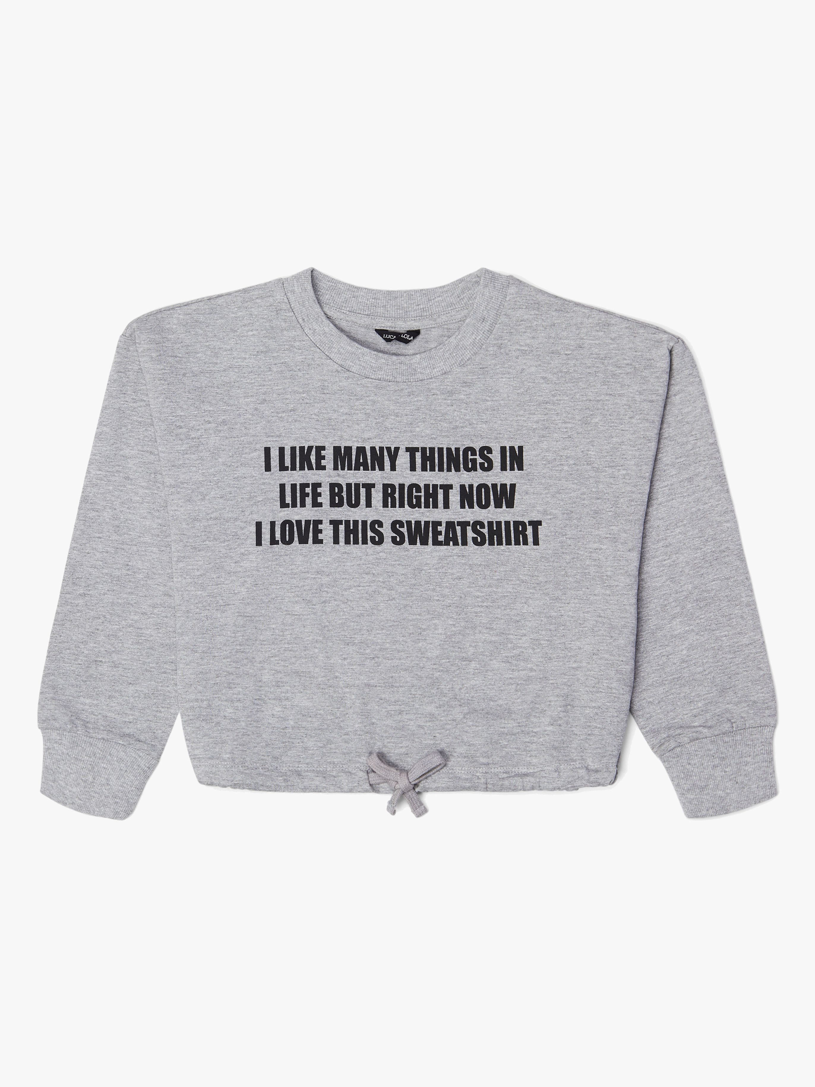 Luca &  Lola Filippa Pullover, Grey Melange 134-140