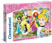 Disney Prinzessinnen Puzzle Prinzessinnen mit Diamanten 104 Teile