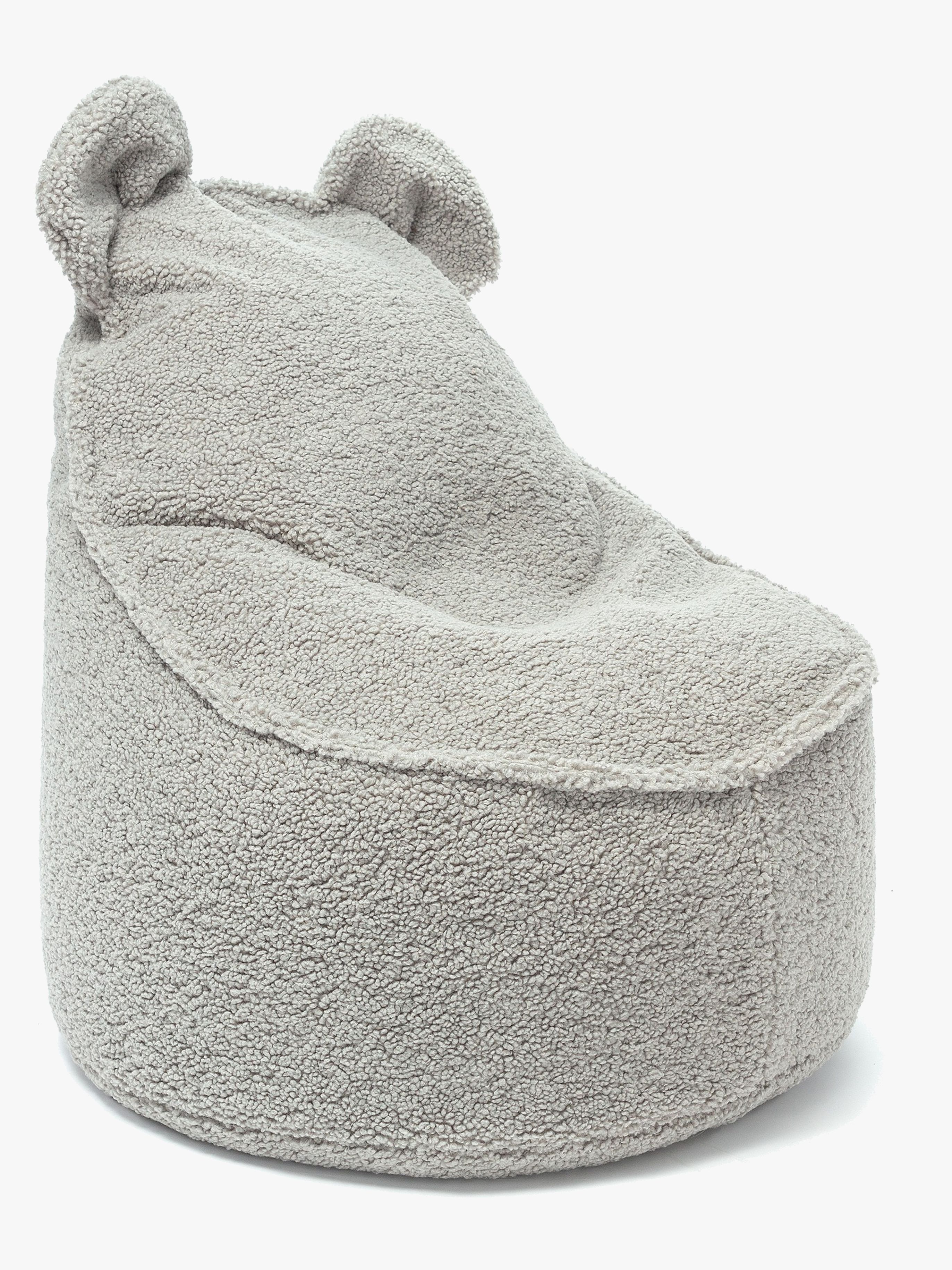 Furini Yogi Sitzsack Bouclé, Grau