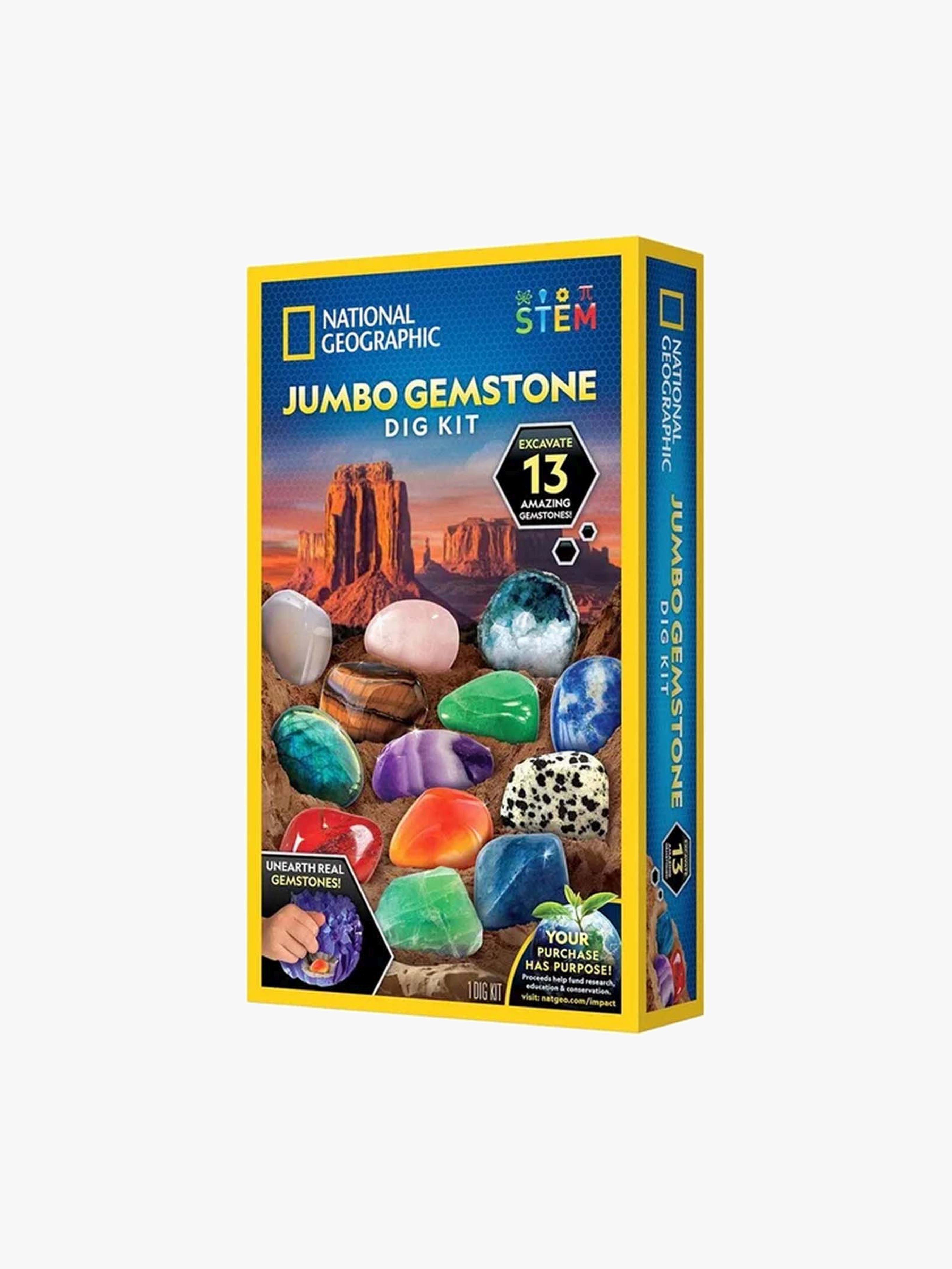 National Geographic Ausgrabungsset Jumbo Edelsteine