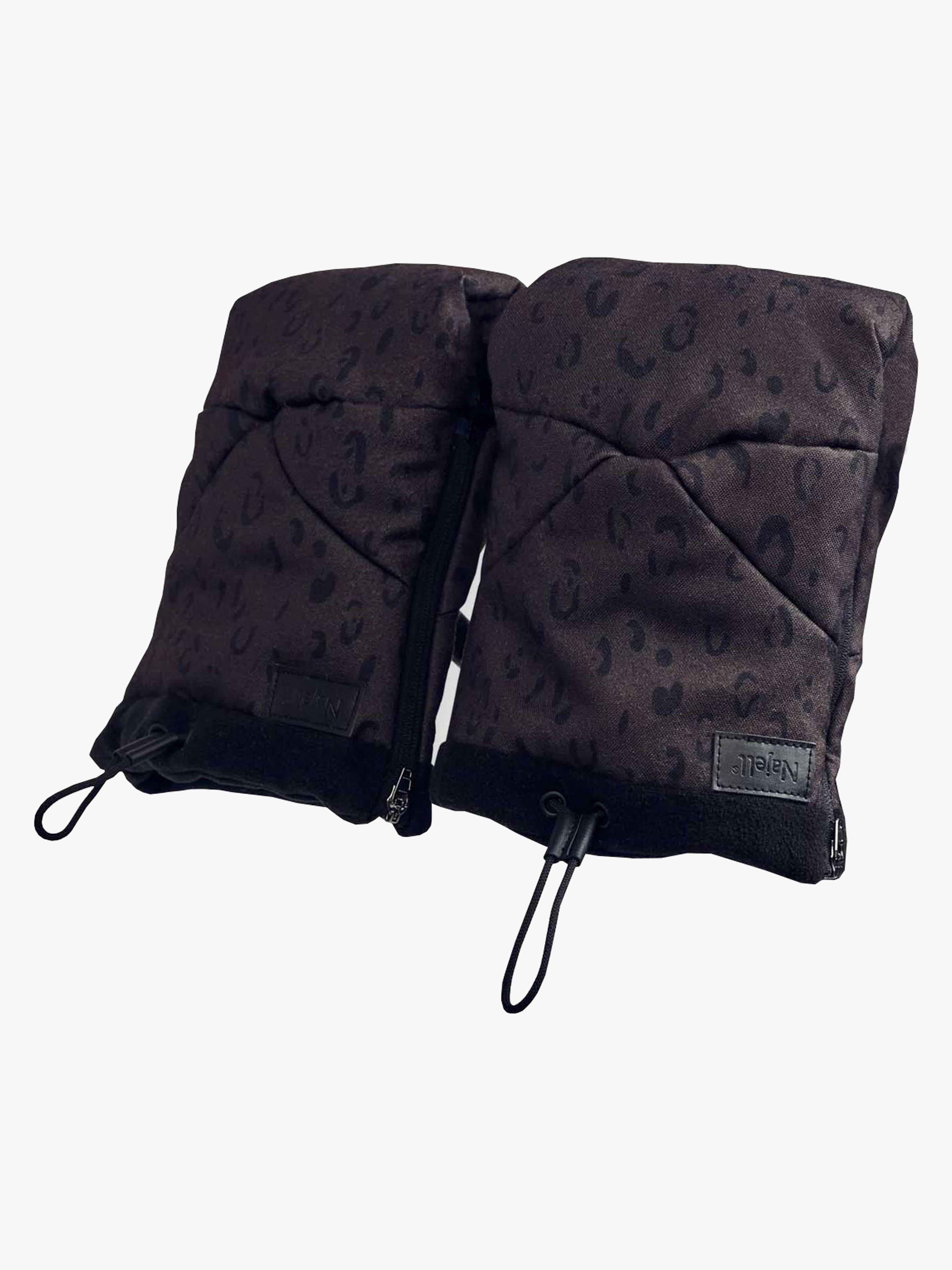 Najell Kinderwagen Handwärmer, Leopard Brown