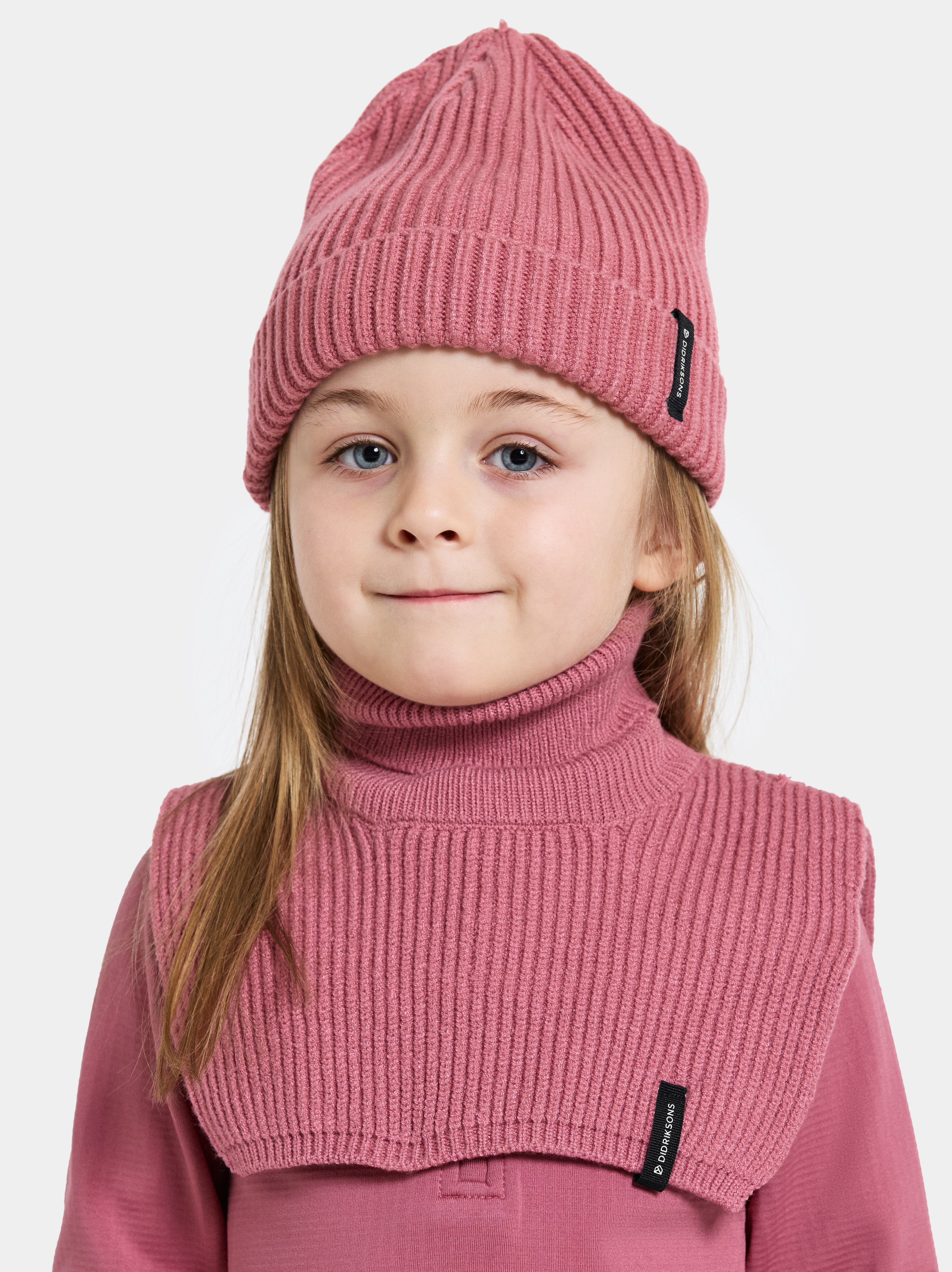 Didriksons Delfinen Halswärmer, Heather Pink, 2-4 Jahre