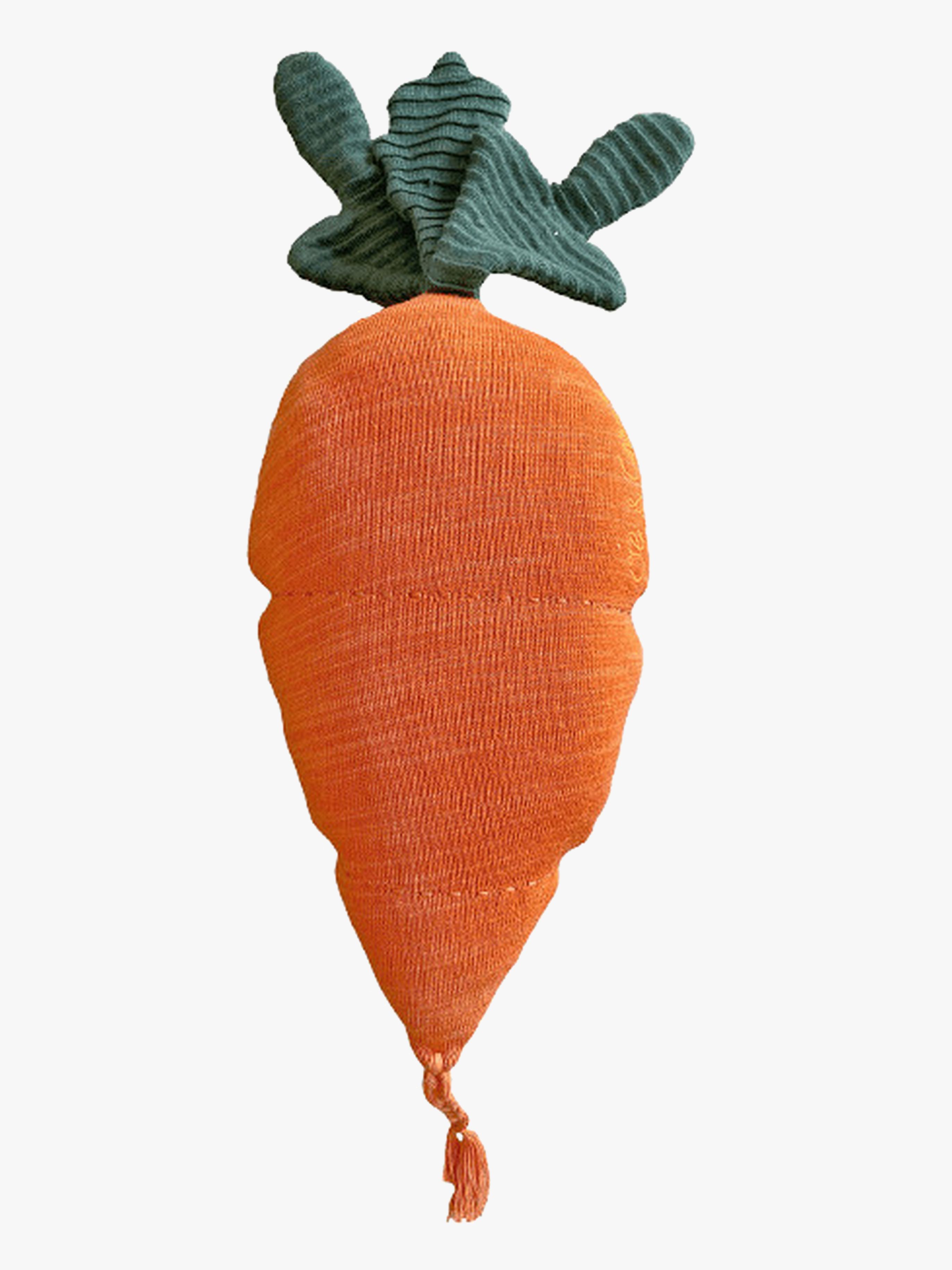 Lorena Canals Gestricktes Kissen Cathy the Carrot