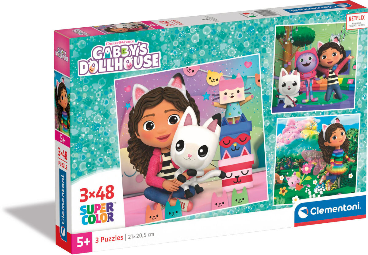 Kaufen Clementoni Gabby's Dollhouse Puzzles 3x48 Teile | Jollyroom