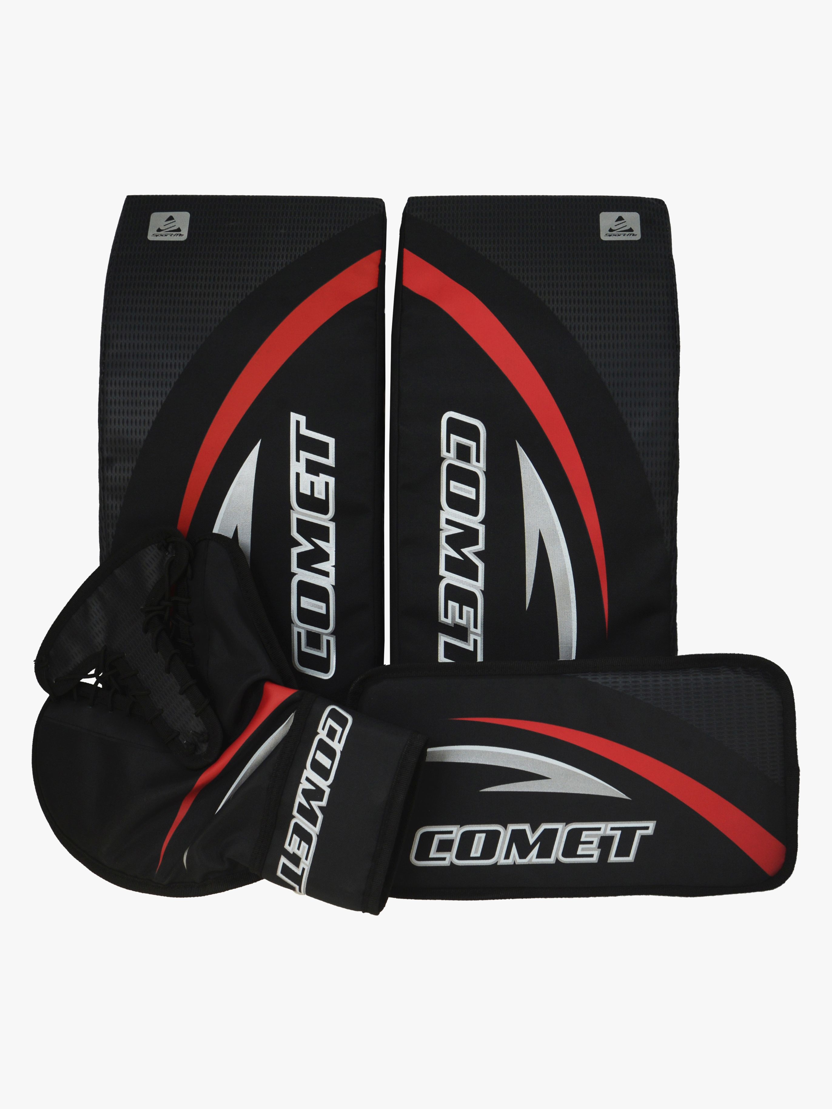 SportMe Comet Street Hockey Torwart-Set, Schwarz