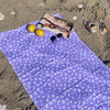 Swim Essentials Badetuch, Lila Leopard
