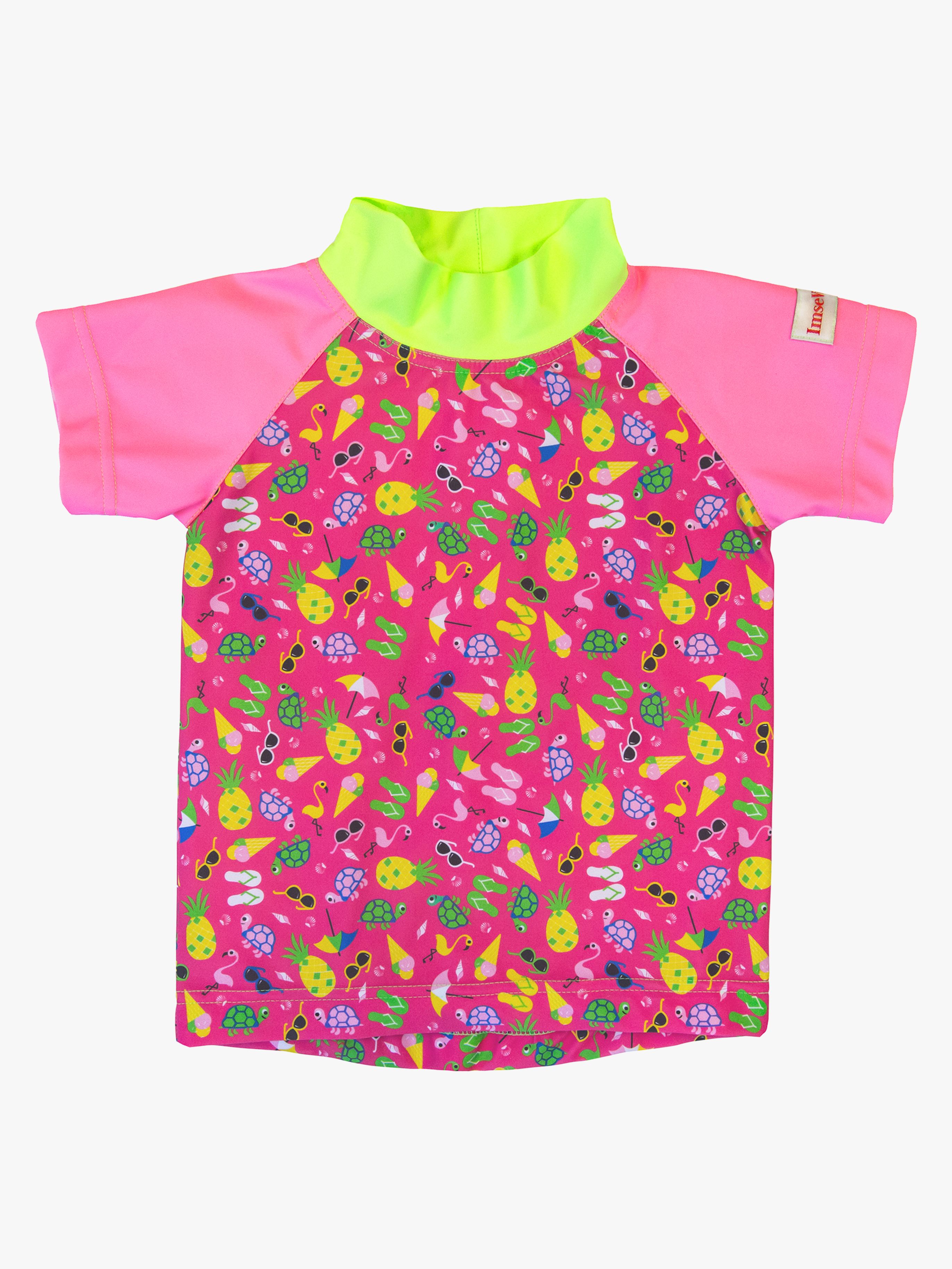 ImseVimse Badeshirt, Pink Beach Life 62-68