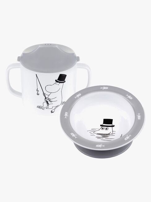 Mumin Wasser & Bad Geschirr-Set 2 Teile, Grau