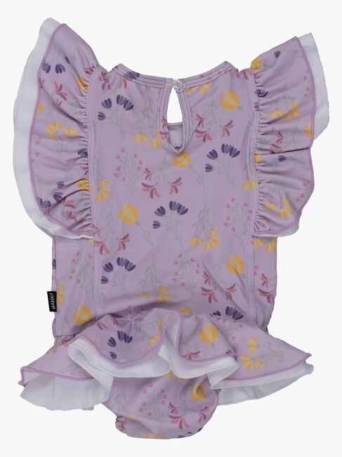 Lindberg Judith Badeanzug mit Badewindel, Lavender/Yellow