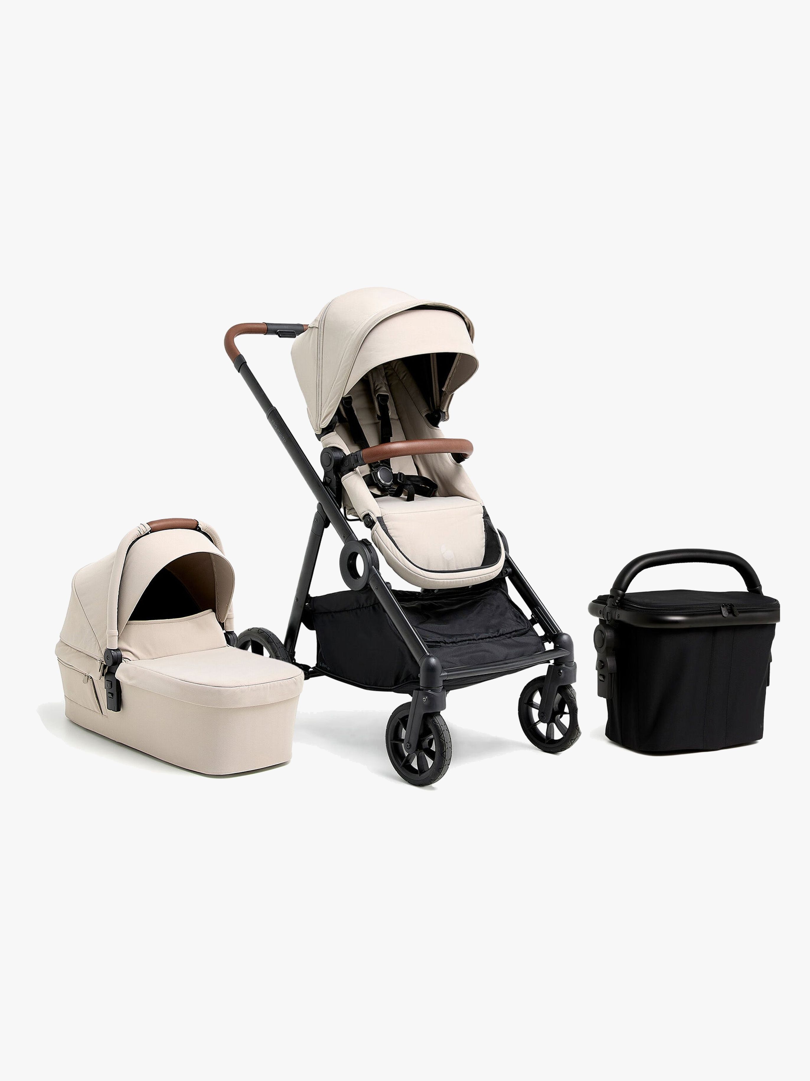 Pro Multi 2 Kombikinderwagen inkl. Einkaufskorb, Latte Beige, Kinderwagen, 2 in 1