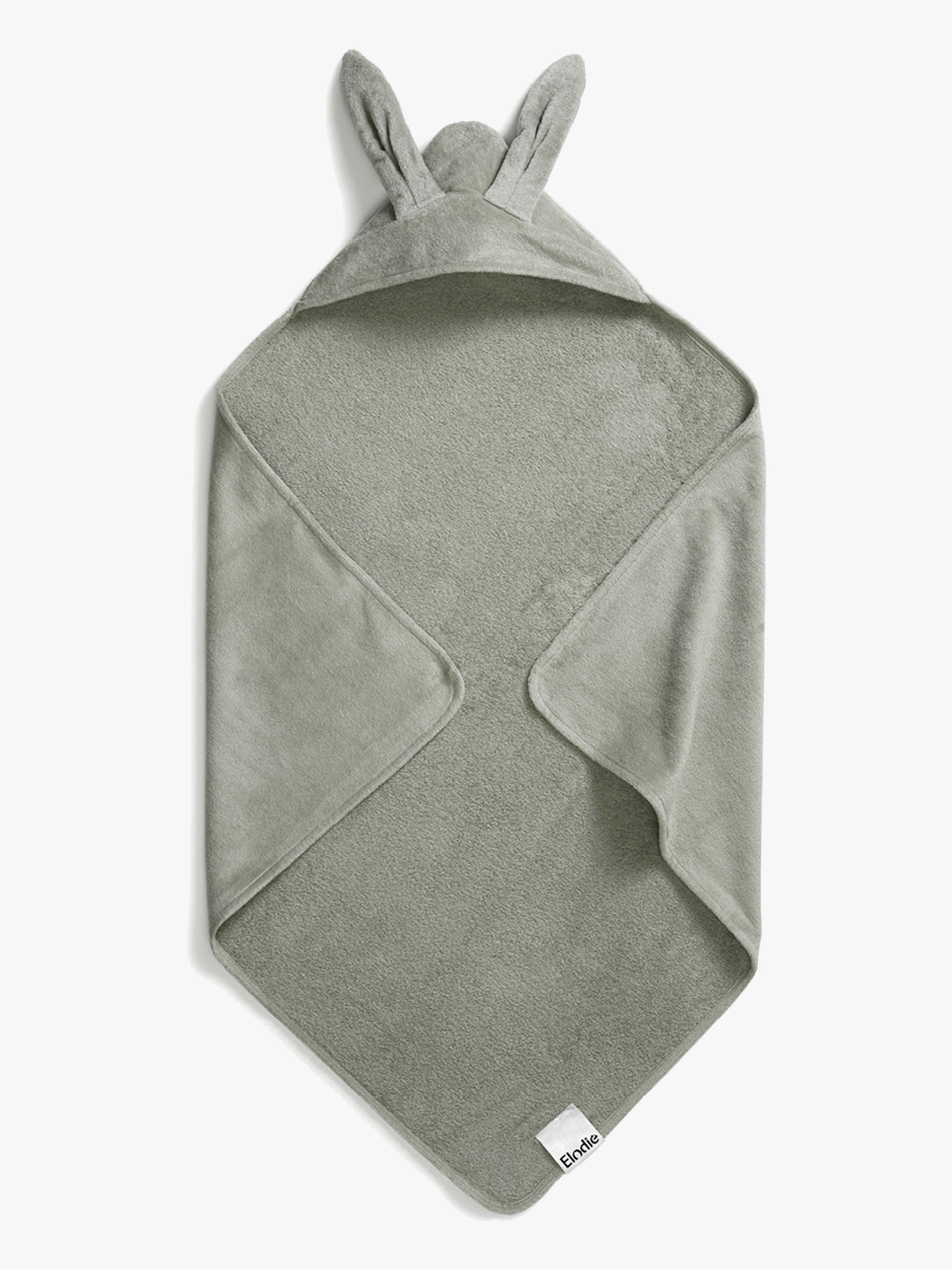 Elodie Badecape Baby, Mineral Green Bunny
