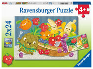 Ravensburger Puzzle Obst und Gemüse 2x24 Teile