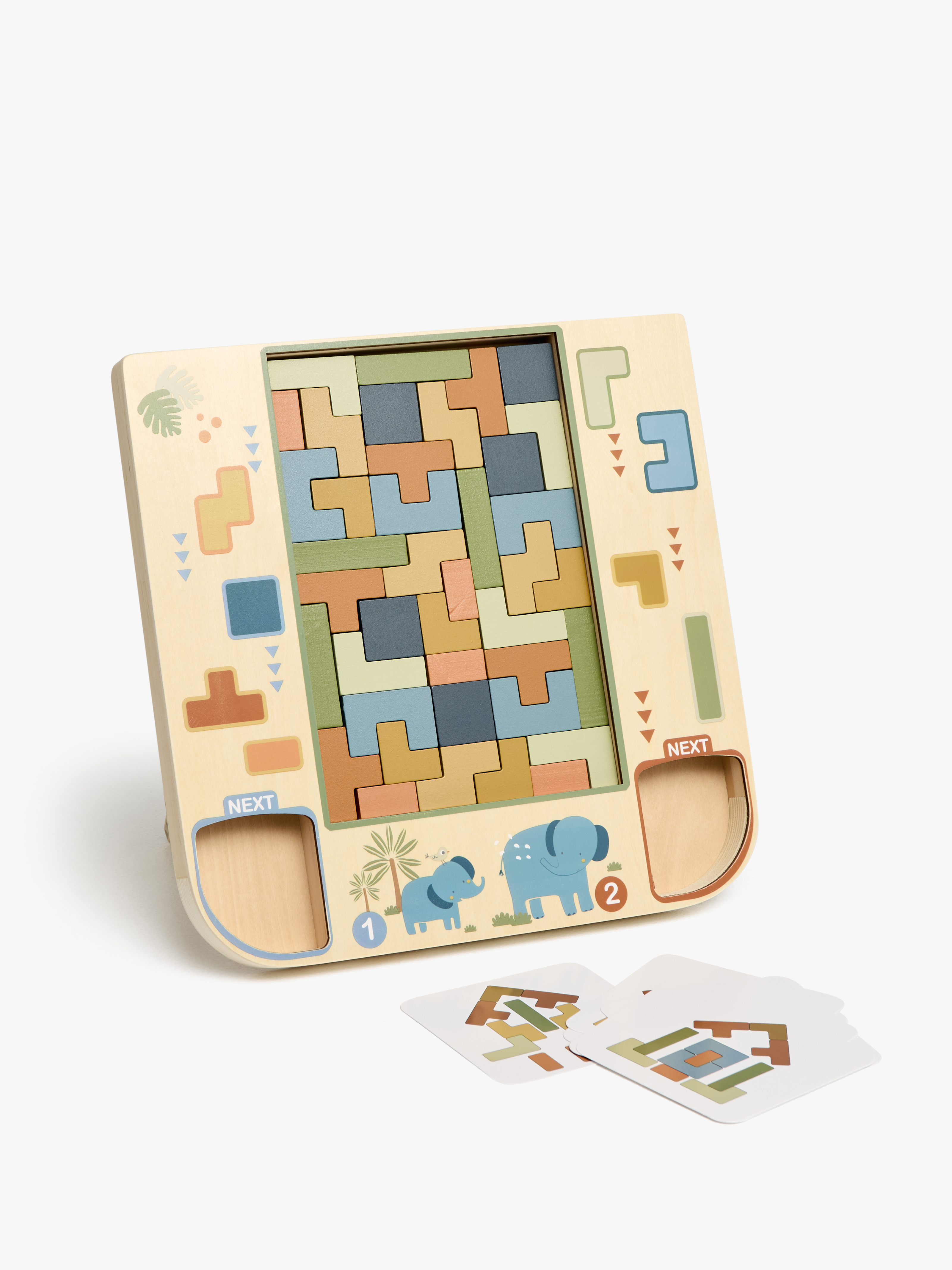 Holzpuzzle Tetris