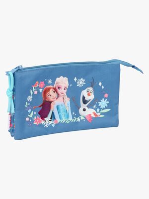 Disney Die Eiskönigin Dreifach-Federmäppchen, Blau