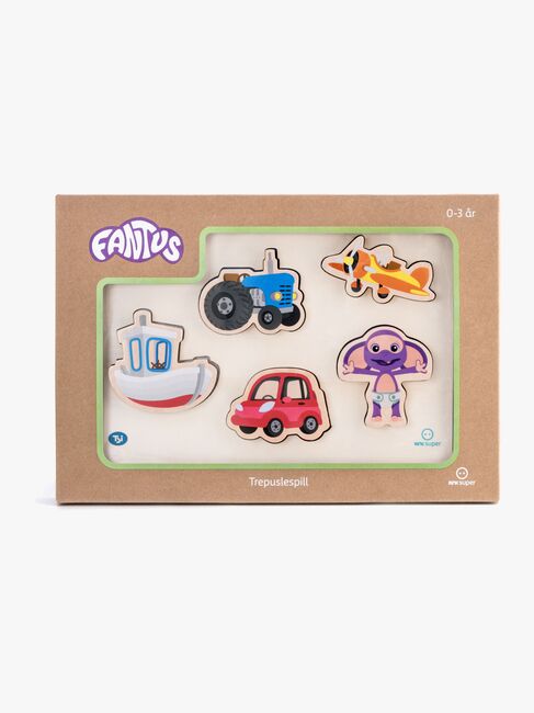 Fantorangen Fantus Holzpuzzle Fahrzeug 5 Teile