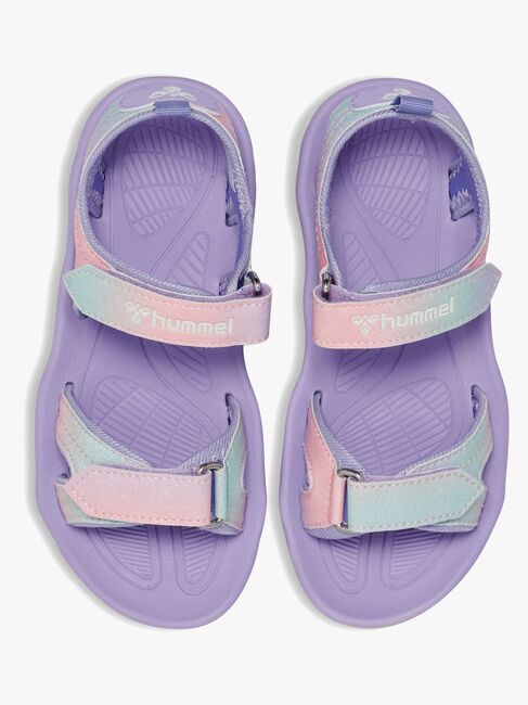 Hummel Glitter Jr Sandalen, Multi Color Pink
