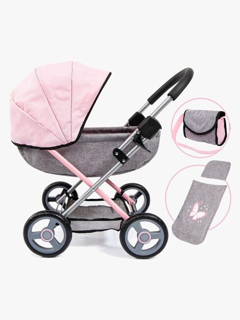 Bayer Design Cosy Puppenwagen, Grau