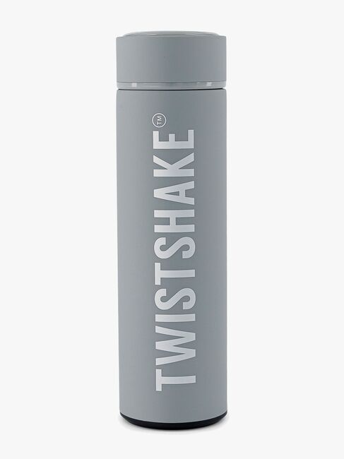 Twistshake Thermosflasche 420 ml, Grau