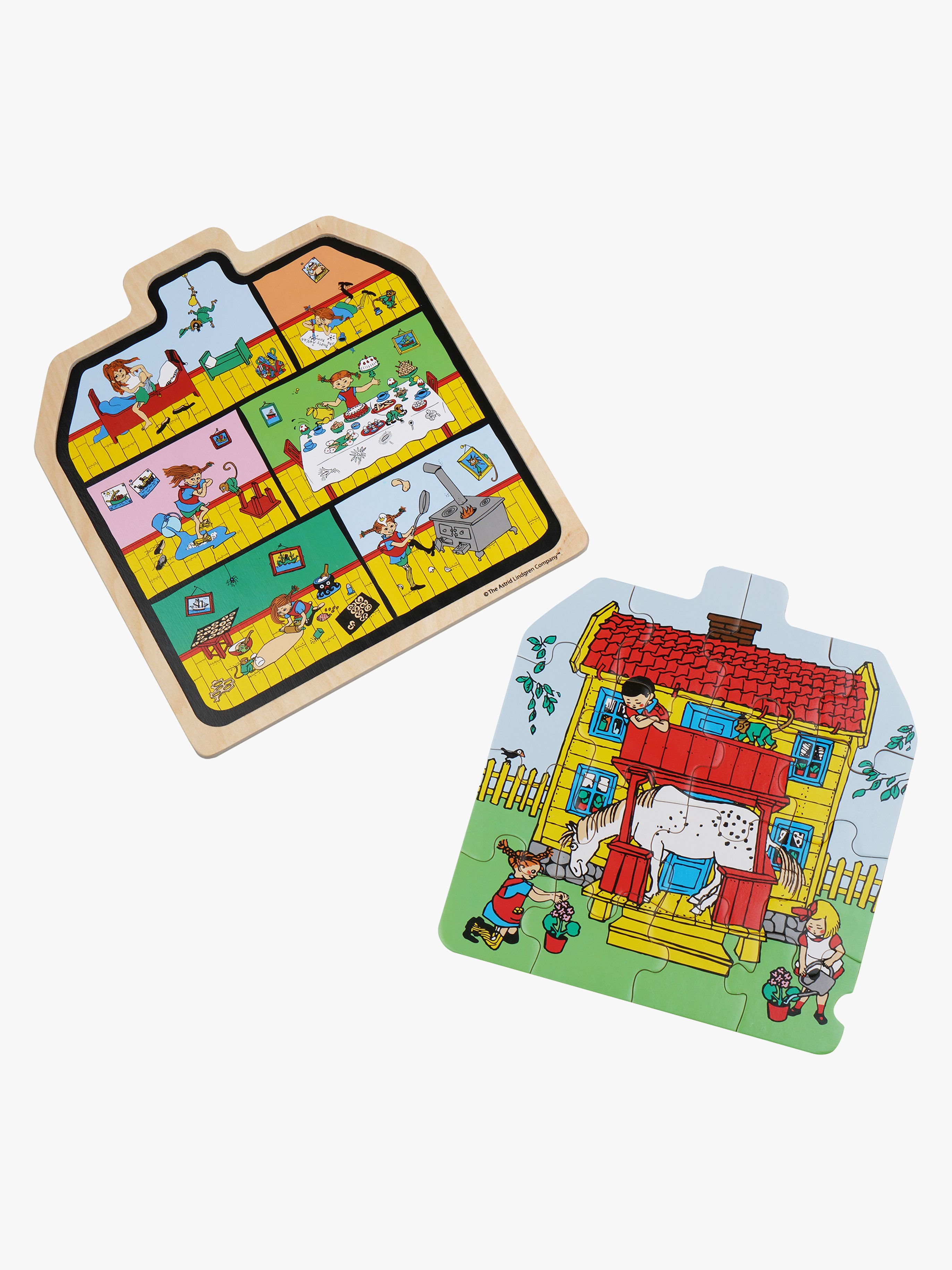 Holzpuzzle Villa Kunterbunt 16 Teile
