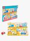 Hape Knopfpuzzle Baustellenfahrzeuge 10 Teile
