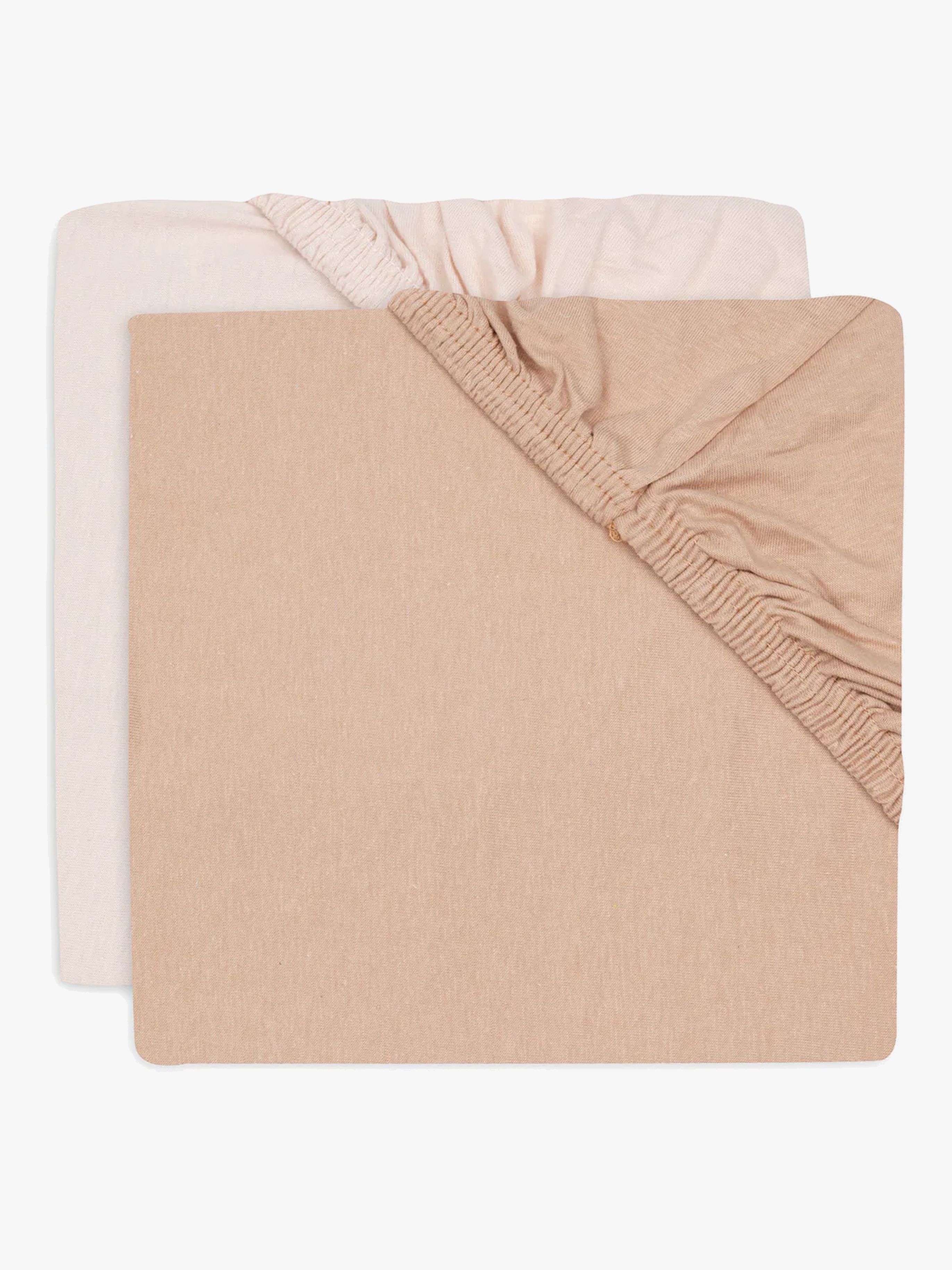 Jollein Spannbettlaken 2er-Pack 40x80, Blush/Wild Rose
