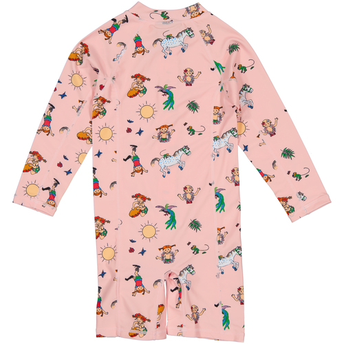 Geggamoja UV-Schutzanzug Pippi Langstrumpf, Rosa